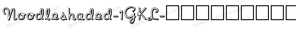 Noodleshaded-1GKL字体转换