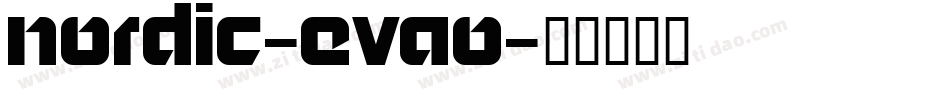 Nordic-eVaO字体转换