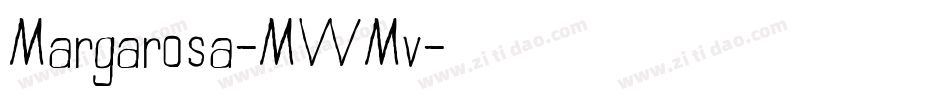 Margarosa-MWMv字体转换