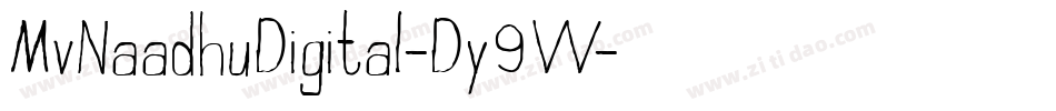 MvNaadhuDigital-Dy9W字体转换