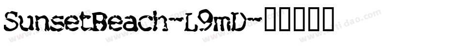 SunsetBeach-L9mD字体转换