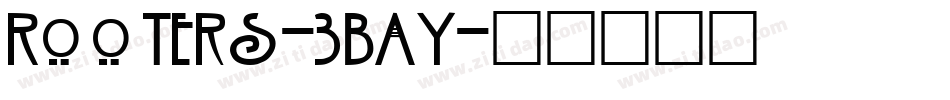 Rooters-3Bay字体转换