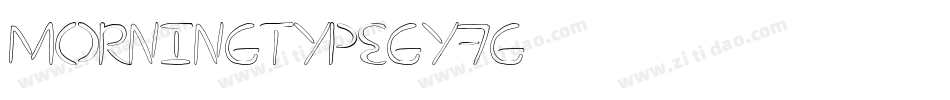 Morningtype-GY7g字体转换 Morningtype-GY7g字体转换