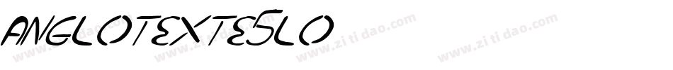 AngloText-e5LO字体转换