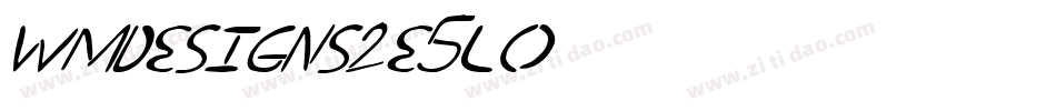 Wmdesigns2-e5lO字体转换