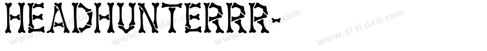 HeadhunterRR字体转换