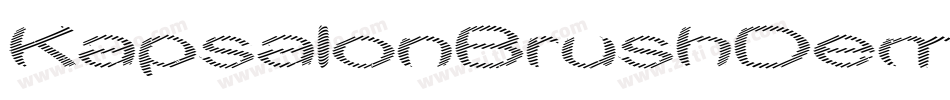KapsalonBrushDemoRegular-p1vv字体转换 KapsalonBrushDemoRegular-p1vv字体转换