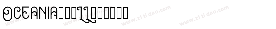 Oceania-13LL字体转换