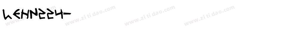 LEHN224字体转换