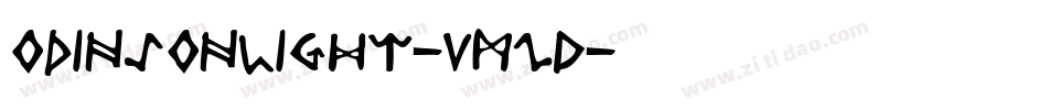 OdinsonLight-vMZD字体转换