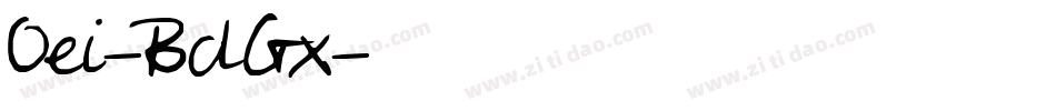Oei-BdGx字体转换