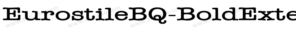 EurostileBQ-BoldExtended字体转换