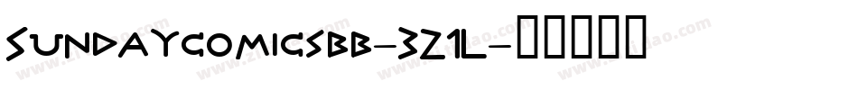 Sundaycomicsbb-3Z1L字体转换