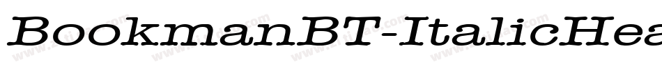 BookmanBT-ItalicHeadline字体转换