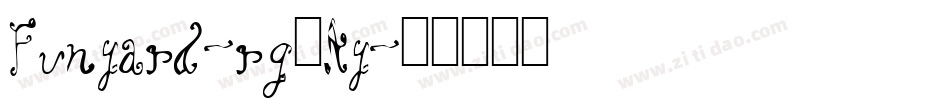 Funyard-rg8Ay字体转换