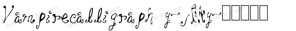Vampirecalligraphy-jBAy字体转换