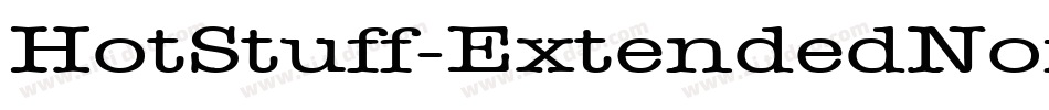 HotStuff-ExtendedNormal字体转换