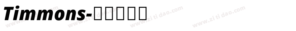 Timmons字体转换