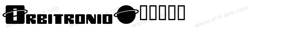 Orbitronio字体转换