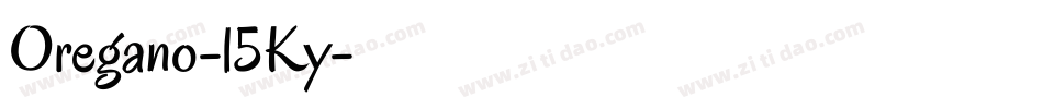 Oregano-l5Ky字体转换