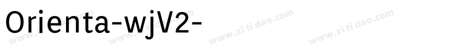 Orienta-wjV2字体转换