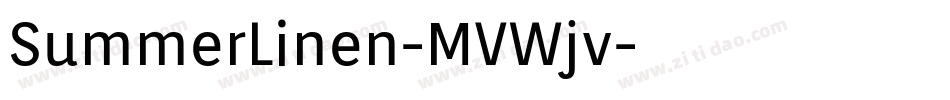 SummerLinen-MVWjv字体转换
