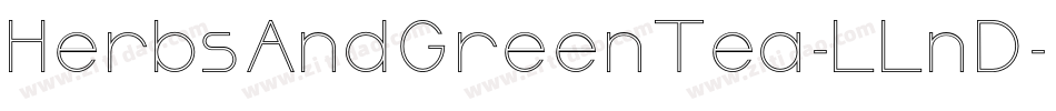 HerbsAndGreenTea-LLnD字体转换