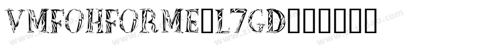 VmfOhForme-L7GD字体转换