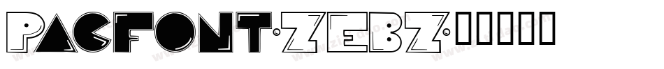 Pacfont-ZEBZ字体转换