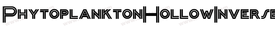 PhytoplanktonHollowInverse-KXxe字体转换 PhytoplanktonHollowInverse-KXxe字体转换