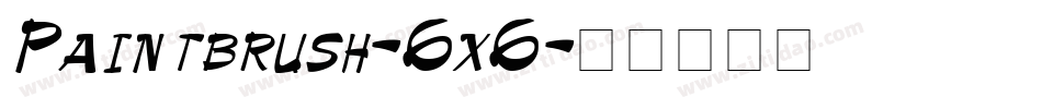 Paintbrush-6x6字体转换