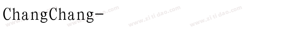 ChangChang字体转换