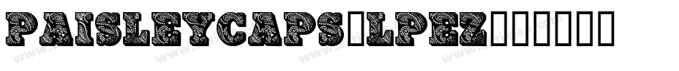 Paisleycaps-LPEZ字体转换