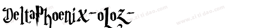 DeltaPhoenix-oLoz字体转换