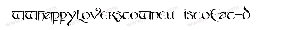 WwwhappyloverstowneuDiscoFat-dn0K字体转换