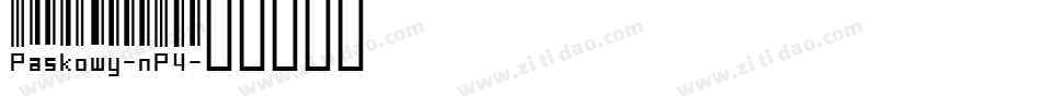 Paskowy-nP4字体转换