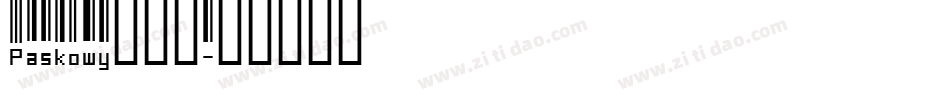 Paskowy手机版字体转换