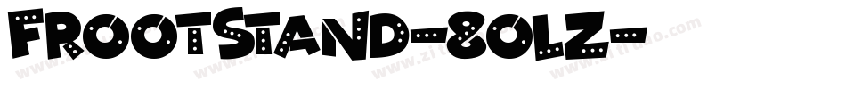 Frootstand-8Olz字体转换