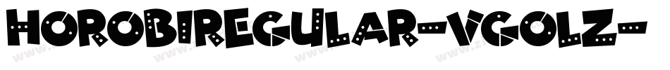 HorobiRegular-VGOlz字体转换