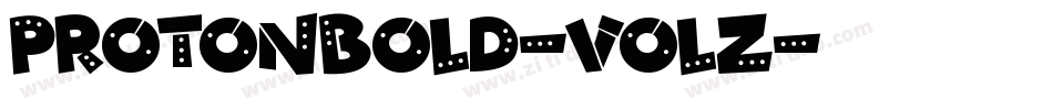 ProtonBold-vOlZ字体转换