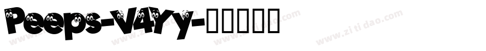 Peeps-V4Yy字体转换