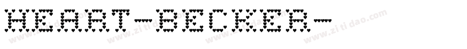 Heart-Becker字体转换