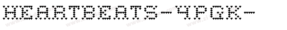 Heartbeats-4pgK字体转换