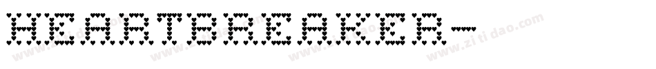 Heartbreaker字体转换