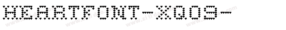 Heartfont-XqO9字体转换