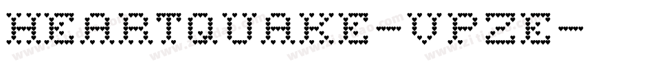 Heartquake-vpzE字体转换