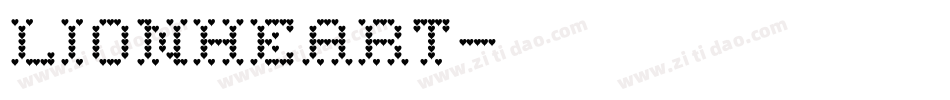 Lionheart字体转换