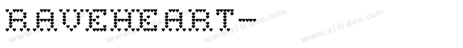 RAVEHEART字体转换