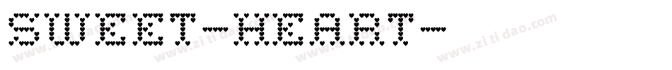 Sweet-Heart字体转换