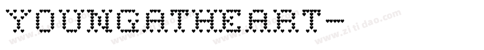 YOUNGATHEART字体转换
